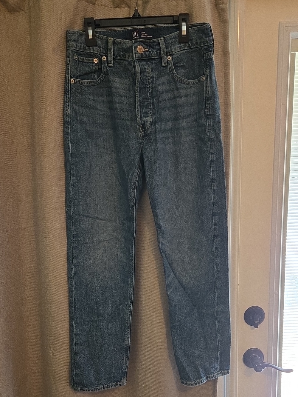 GAP Women's Dark Blue Relaxed Jeans